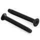 BNUOK 60PCS Trailer Deck Screws, 5/16-18 x 2-1/2 Torx x 2-1/2, Black