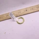 (25-Pk) Hillman Welded Ring Brass-Plated 0.177" Wire x 3/4" ID 321696