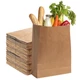 Perfect Stix 52lb Kraft Brown Paper Shopping Bags- 57lb-Pack of 50ct, 