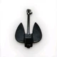 Attwood Marine  Anchor 10 Lbs PE Coated Cast Iron W Heavy Duty Screw Pin Shackle