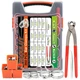 360Pcs Single Ear Hose Clamps Assortment Kit 304 Stainless Steel Cinch Crimp ...