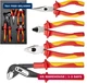 AKM 4-Piece 1000V VDE Insulated Tools Set - Pliers Set With Tongue & Groove, Dia