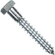 Hillman, Zinc, 230009 Hex Lag Screws, 1/4 X 1-1/2-Inch, 100-Pack, 1.5 inches ...
