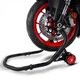 R&G Workshop Paddock Stand Black Front Ducati Desert Sled 2017 - 2021