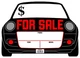 Car Auto Shape FOR SALE FLuOrEsCeNt SIGN 10"x14 Windshield Window Hillman 843474