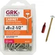 GRK #8 x 2-1/2 In. Star Drive White Cabinet Screw (80-Count) 120660 GRK