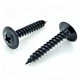 100 Qty #8 X 1" Black Phillips Modified Truss Head Wood Screws bcp107