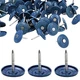 500 Pack Round Plastic Cap Nail 1 Inch Roofing Nails Galvanized Tar Paper Nail