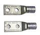 LOT OF 2, BURNDY LUG YAV28L2TC38FX 4/0 STR 3/8" STUD 1" HOLE SPACING, PURPLE DIE
