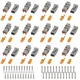 Deutsch DTM Grey 2 Pin Connectors 12 Sets, Waterproof Electrical Wire Connect...