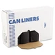 Boardwalk 523_40 Can Liners 60gal 1.6 Mil Black 4 Rolls/ct
