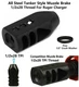 All Steel Ruger's 22 Charger Competition Muzzle Brake Suppressor 1/2x28 TPI