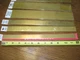 K&S .064" Brass Strips 3/4", 1", 2" wide x 12" long - Mixed Lot of 7 pcs