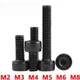 BLACK CAP HEAD SCREWS ALLEN SOCKET BOLTS A2 STAINLESS STEEL M2 M3 M4 M5 M6 M8