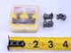 3pcs ISCAR IDI 200-SG / IDI 0787-SG IC908 CHAMDRILL INSERTS .787" / 20mm DIA.