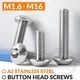 BUTTON HEAD SCREWS HEXAGON ALLEN SOCKET BOLTS STAINLESS STEEL M2 M3 M4 M5 M6-M16