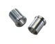 Wheels Manufacturing Schrader to Presta Valve Savers (Silver) (11mm) (Pair)