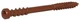 Hillman Fasteners 48457 Star Drive Composite Deck Screws - 2.5 in. x No. 10