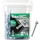ITW Brands 21358 Zinc Plated 120 Pack, 14 x 2.5,Teks Steel Hex Head Self