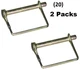 Double HH Mfg. 41980  2 ct 5/16" x 2-1/4" Square Wirelock Hitch Pins - 20 Packs