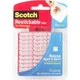 Scotch Restickable Mounting Tabs 18pk 25.4mm Clear Double Sided Adhesive Bonds
