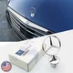 Front Hood Ornament Standing Black Star Badge Fit-For Mercedes Benz C E S Emblem