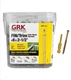 NEW- GRK 8&times;2-1/2" FIN/Trim Screws 16730, Gold Finish, 605 Count
