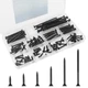 Innofy Drywall Screws Assortment Kit, Wood for #8 x 3 in, Black