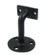Deltana HRC253U19 3" Projection Solid Brass Curved Arm Hand Rail Bracket - Black