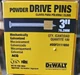 DeWalt Powder Drive Pins 3 inch #DDF3111650  100 Pcs