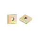 uxcell Square Nuts M3x8mmx2mm Yellow Zinc Plated Metric Coarse Thread Assortm...