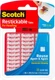 Scotch Restickable Tabs, Clear,1-In X 1-In,18-Tabs (R100)