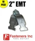 (#4316) (P1431) 2" EMT Steel Conduit Pipe Clamps for Unistrut Channel (10 Pack)