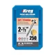 Kreg SML-C250-250 Zinc Pocket-Hole Screws, 2 1/2 Inch, 8 Coarse Thread, Maxi-Loc