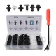 Tesnaao Pack-100 Car Bumper Fasteners Rivet Kit, Waterproof Push-in Vehicle B...