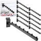 10 Pcs 7 Ball Slatwall Waterfall Hooks 13.8 Inch Metal Slat Wall Accessory Sl...