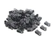 TOVOT 200 PCS 1/4" Nylon Cable Clamps Assortment R-Type Clips Black-3 