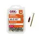 GRK Fasteners #8 x 2-1/2 Inch White Low-Profile Cabinet x 2-1/2",