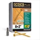 HILLMAN Deck Plus No. 8 Ga. X 2 in. L Tan Star Flat Head Exterior Deck Screws 1