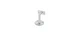 Deltana HRC253U26 Flat Hand Rail Bracket Polished Chrome