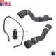 For BMW E90 E92 128i 328i xDrive Z4 Rein Upper & Lower Radiator Hose + Sensor