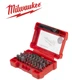 MILWAUKEE SHOCKWAVE&trade; 4932471586 Screwdriver Bit Set,Number of tools: 32,