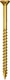 GRK 772691010735 8 x 1-1/2" R4 Multi-Purpose Screws 1000 Count, Gold
