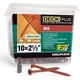 Deck Plus 48430 Wood Screws #10 x 2-1/2", Red, 5lb Box