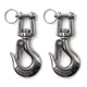 Flomore 304 Stainless Steel Lifting Hook with Latch Heavy Duty Lifting Safety...
