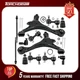12pc Front Lower Control Arms Ball Joints Tie Rods For 2001-2005 Honda Civic