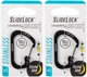 Nite Ize SlideLock Stainless Steel Carabiner #2 - Black (2-Pack)