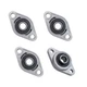 S SYDIEN Pillow Block Bearing 4Pcs, 5/16" 8mm ID Mounted Pillow Block Bearing...