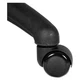 Alera&reg; Dual Wheel Hooded Casters, B Stem, 2" Caster, Black, 5/Set