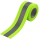 JINBING Silver Sew on Reflective Tape for Chothing Safety Fabric Webbing Trim St